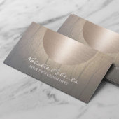 Modern Gold Circle  Zen Salon & Spa Visitekaartje