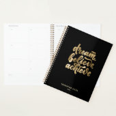Modern Gold Dream gelooft dat je Motivatie PC kunt Planner (Display)