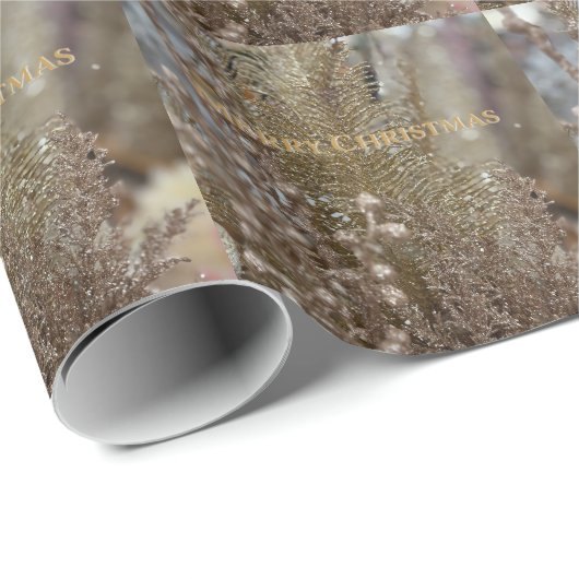 Modern Gold Elegant, kerstcadeaupapier Cadeaupapier (Rol Hoek)