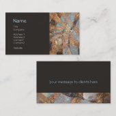 Modern Gold Embossed Designer Corporate Profile Visitekaartje (Voorkant / Achterkant)