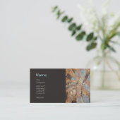 Modern Gold Embossed Designer Corporate Profile Visitekaartje (Staand voorkant)