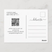 Modern Gold Emerald Green Afstuderen Save the Date Briefkaart (Achterkant)