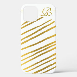 Modern Gold en Monogram Case-Mate iPhone Case
