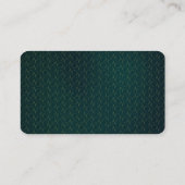 Modern Gold Floral Green Wedding Rsvp Card Informatiekaartje (Achterkant)