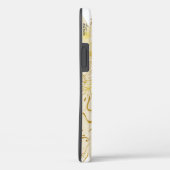 Modern Gold Flowers en Monogram Case-Mate iPhone Case (Achterkant / Rechts)
