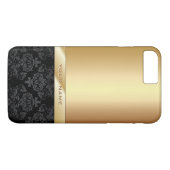 Modern Gold Foil Aangepaste naam iPhone 7 Plus Hoe Case-Mate iPhone Case (Achterkant (Horizontaal))