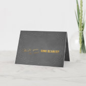 Modern Gold Foil Chalk... zal jij onze RING BEARER (Voorkant)