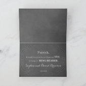 Modern Gold Foil Chalk... zal jij onze RING BEARER (Binnen)