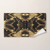 Modern Gold Foil Elegance Neo Art Deco Bad Handdoek (Handdoek)