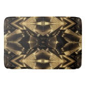 Modern Gold Foil Elegance Neo Art Deco Badmat (Voorkant)