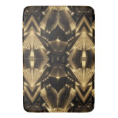 Modern Gold Foil Elegance Neo Art Deco Badmat (Voorkant Verticaal)