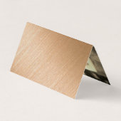 Modern Gold Foil script met Photo RSVP-kaart Visitekaartje (Achterkant)