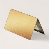 Modern Gold Foil Script Photo Worthe Wait Card Visitekaartje (Achterkant)