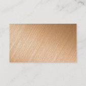 Modern Gold Foil Script Weddenschap Hartelijk dank Informatiekaartje (Achterkant)