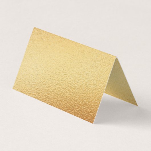 Modern Gold Foil script wijzigt de datumkaart Visitekaartje (Achterkant)