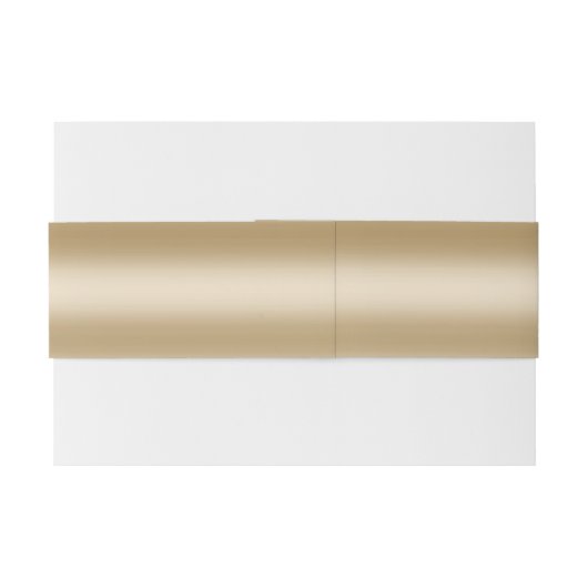 Modern Gold Foil Uitnodigingen Wikkel (Achterkant Voorbeeld)