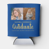 Modern Gold Font | Fotocollage-Afstuderen Blikjeskoeler (Voorkant)