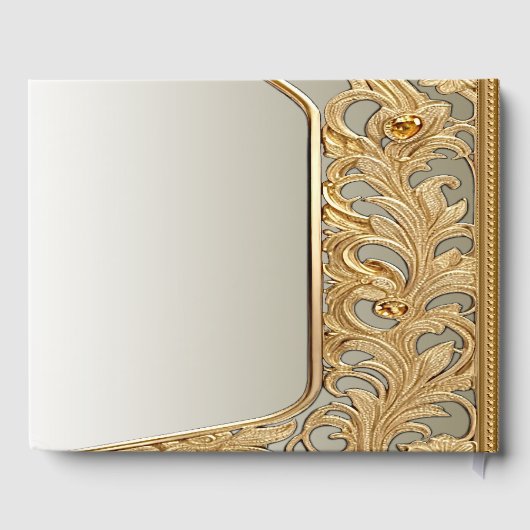 Modern Gold gastenboek (Achterkant)