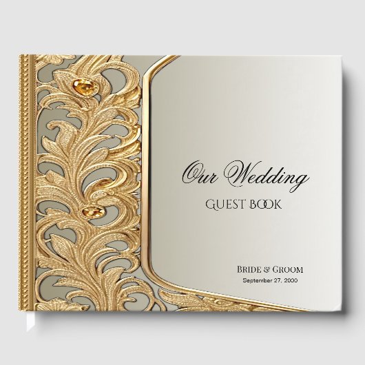 Modern Gold gastenboek (Voorkant)