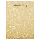 Modern Gold Glitter - Aangepast klembord (Achterkant)