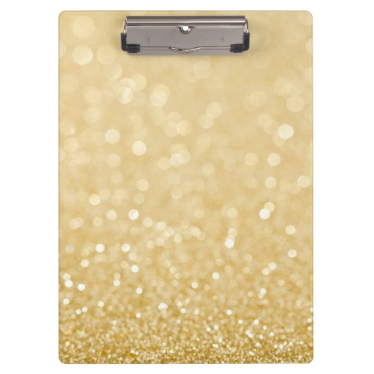 Modern Gold Glitter - Aangepast klembord (Voorkant)