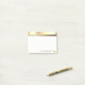 Modern Gold Glitter Elephant - Speciaal Post-it® Notes (Op bureau)