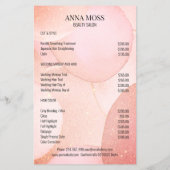 Modern Gold Glitter Flyer (Achterkant)