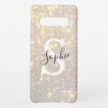 Modern Gold Glitter Spark  | Persoonlijk Initiaal  Samsung Galaxy S10  Hoesje<br><div class="desc">Modern Gold Glitter Spark  | Persoonlijk Initiaal</div>