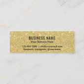 Modern Gold Glitter Sparkles 6 Punch Loyalty (Achterkant)