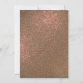 Modern Gold Glitter Thick Border Afstuderen Kaart (Achterkant)