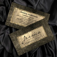 Modern Gold gouden glitter stijlvol visitekaartje
