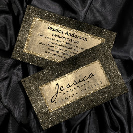 Modern Gold gouden glitter stijlvol visitekaartje
