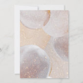 Modern Gold Graduation Party Kaart (Achterkant)