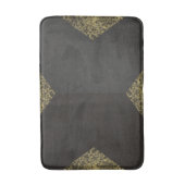 Modern Gold & Gray Chic Badmat (Voorkant Verticaal)