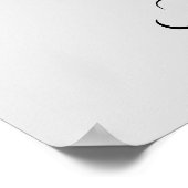 Modern Gold & Grey Agate Geode Gemstone Abstract Poster (Hoek)