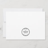 Modern Gold Happy Birthday-kaart (Achterkant)