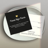 Modern Gold Heart Customer Referral Square