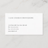 Modern Gold Heart op maat Visitekaartje (Achterkant)