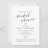 Modern Gold Hearts Vrijgezellenfeest Kaart (Voorkant)