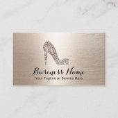 Modern Gold High Heels Mode Boutique Visitekaartje (Voorkant)