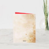 Modern Gold Horse Chinese New Year 2026 Party Invi (Achterkant)