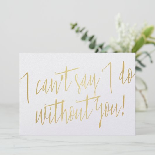 Modern Gold "Ik kan niet zeggen dat ik zonder jou  (Staand voorkant)