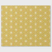 Modern Gold Japans geometrisch patroon Cadeaupapier (Vlak)