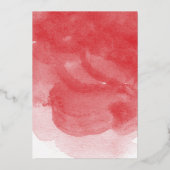 Modern GOLD JOY kerstfoto Folie Feestdagenkaart (Achterkant)