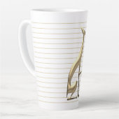 Modern Gold Latte Mok (Linkerhoek)
