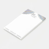 Modern Gold Lavender Geode Agate - Post-it® notes (Schuin)