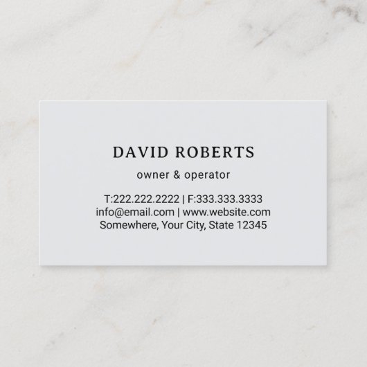 Modern Gold Lawn Care Logo Landscaping Service Visitekaartje (Achterkant)