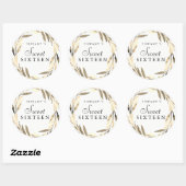 Modern Gold Leaf, met 16 Sticker zwavel (Vel)