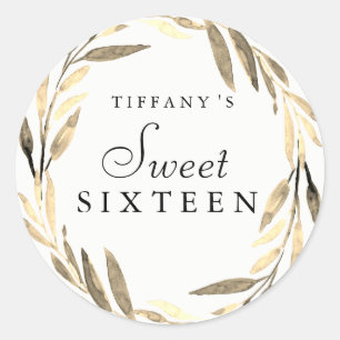 Modern Gold Leaf, met 16 Sticker zwavel