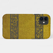 Modern Gold Leather Case-Mate iPhone Case (Achterkant (horizontaal))